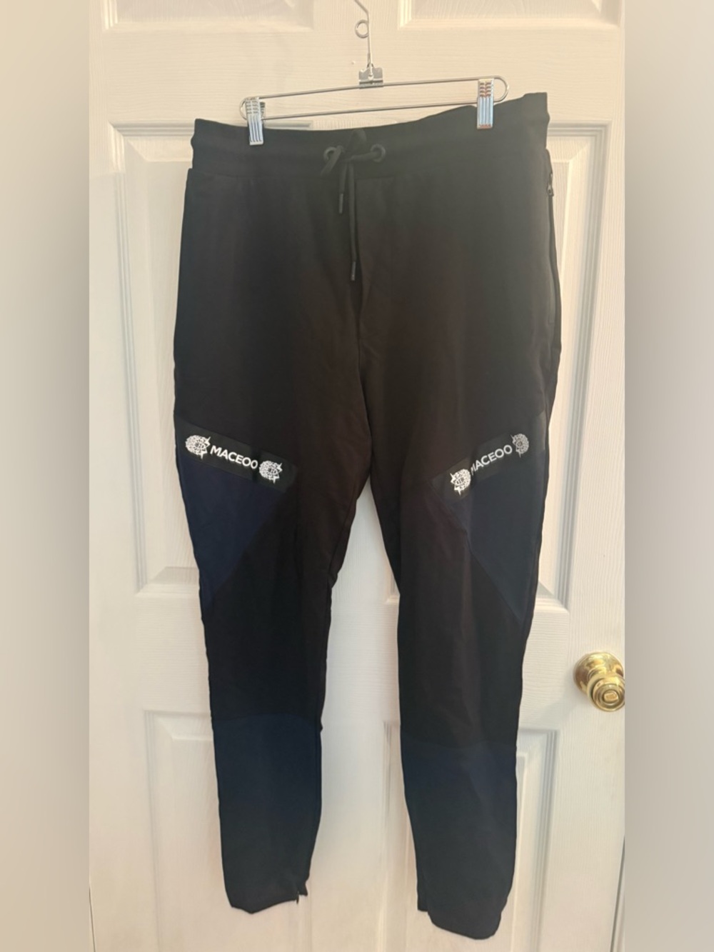 MACEOO Men's Black Athletic Jogger Pants